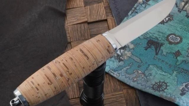 Ножевая Мастерская Кашулина нож Ламми, сталь кованая 95Х18, рукоять береста