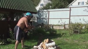 Привез дрова c дальней дачи// Поколол, сложил, на зиму теперь хватит