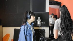 Диана Анкудинова.Запись видеоклипа.