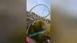 Американские горки! Мужик орёт!