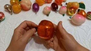 Ёлочные игрушки СССР фрукты
