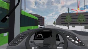 Поездка на троллейбусе УТТЗ-6241.01 Горожанин № 2288, маршрут 15. Proton bus simulator