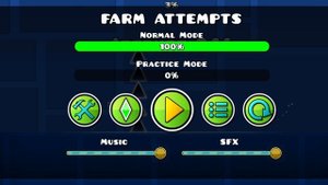 Geometry dash получил 117 шар!