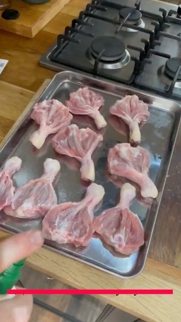 Рецепт Ножки Бабочки из куриной голени #shorts #рецепты #еда смотреть онлайн