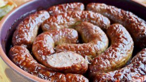 Печеночные колбаски с рисом