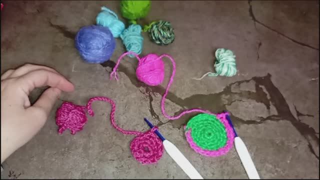 Как я вяжу круглые коврики!_ Как делаю прибавки! смотреть онлайн