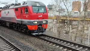 Электровоз ЭП2К-488 (ТЧЭ-8) со скорым поездом №119А Санкт-Петербург - Белгород.