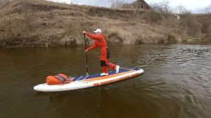 Как на SUP научился грести на одной ноге