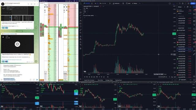 Обзор рынка криптовалют. Binance futures. 24 Марта 2023г. смотреть онлайн