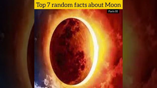 Top 7 random facts about Moon😮😱 #shorts #facts_xi #randomfacts
