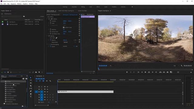 How to use immersive video effects | Adobe Premiere Pro CC tutorials смотреть онлайн