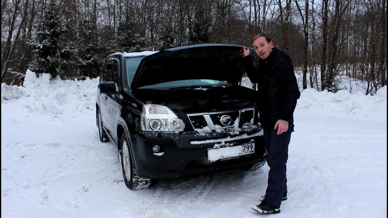 Обзор Nissan X-Trail. Замена установка антенны.
