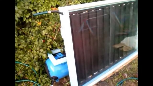 Солнечный водонагреватель из профильной трубы (Устройство)