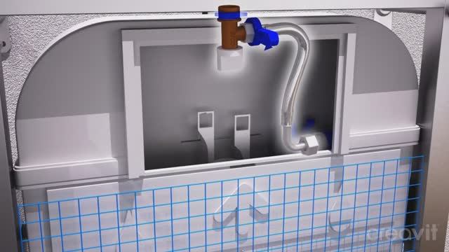 Creavit FGR6003 установка инсталляции с датчиком движения смотреть онлайн