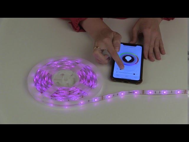 Умная Wi-Fi светодиодная RGB лента ЭРА. Комплект 5050-30-RGB-IP65-Wifi-5m.