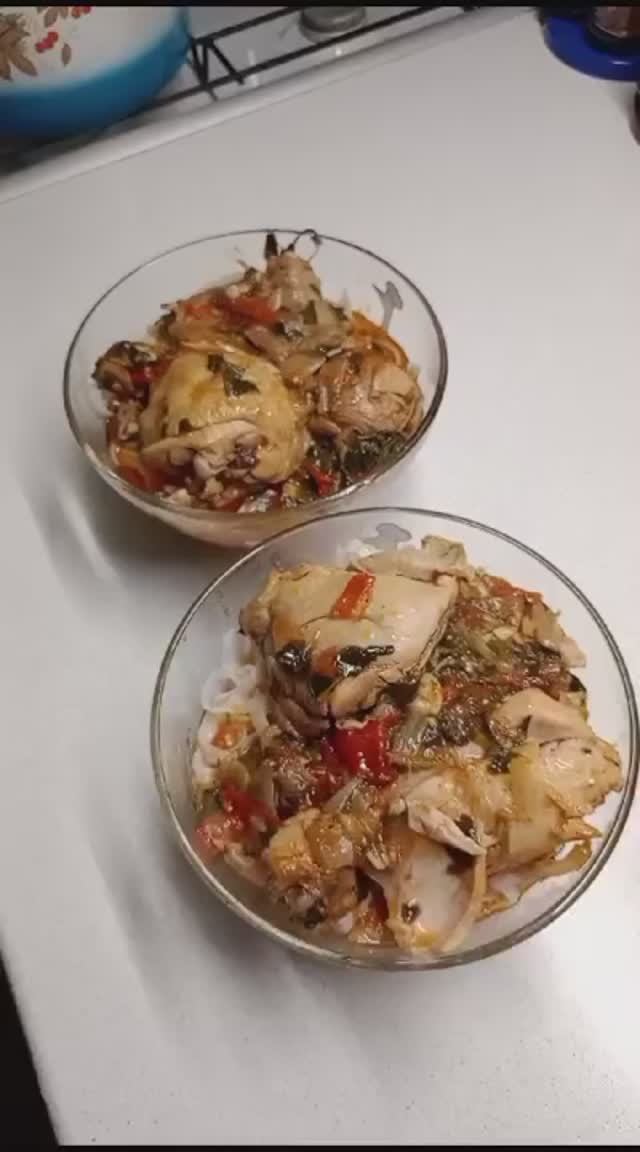 Чахохбили по-грузински . Вкусно , быстро ! Рецепт в описании ! смотреть онлайн