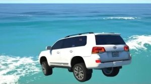 Реалистичные падения автомобиля с обрыва  - Крушения BeamNG Drive#54