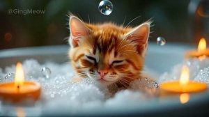 Tiny Cat’s Cozy Hotel Getaway! _ #cat #kitten #cute #gingmeow