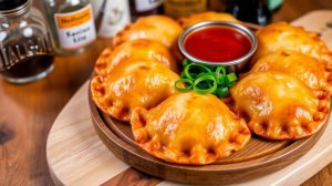 Сочные Чебупели с хрустящей корочкой: внутри – горячая Ветчина и Сырный фонтан