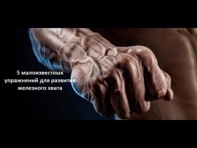 5 малоизвестных упражнений для развития железного хвата
