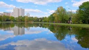 Ангарский пруд. Парк Ангарские пруды в Москве. Краткий обзор Ангарского пруда весной 2023 г.