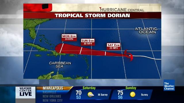 Jim Cantore on Tropical Storm Dorian - "On Life Support" смотреть онлайн