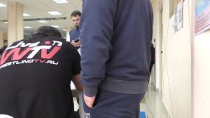 Взвешивание борцов до 35 кг, 2 часть.