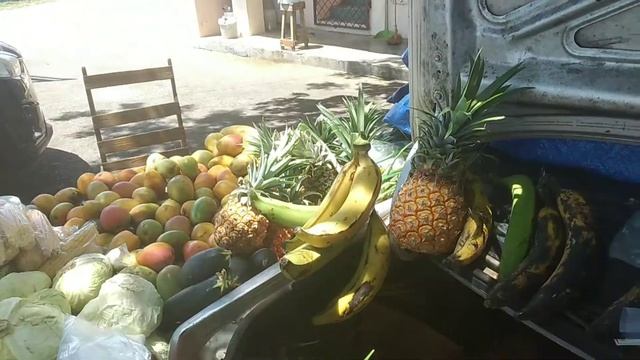 ORIGINAL FRUITS AND VEGETABLES LADY CYNTHIA #onelove #jesusislord #JAMAICA
