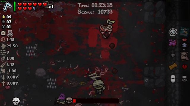 TBoI Daily Run. Лазарь 42 минуты и 23 секунды жалеет, что умеет воскресать. смотреть онлайн