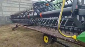 Самоходная косилка макдон М150 с жаткой 11 метров Macdon