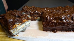 Самый вкусный торт который я готовила! Нежный маковый торт покрытый шоколадом. Вкусный десерт к чаю