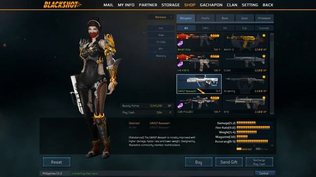 [BLACKSHOT SEA] SAR21 ASSASSIN 13 PLAYCASH FOR 1 DAY?!?!?!?!?! (Inventory Showcase) смотреть онлайн