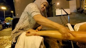 4AM Traditional Full Body STREET MASSAGE by "Rose" 🇲🇾 Johor Bahru, Malaysia