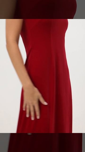 Платье - комбинация из бархата(08-80RED) смотреть онлайн