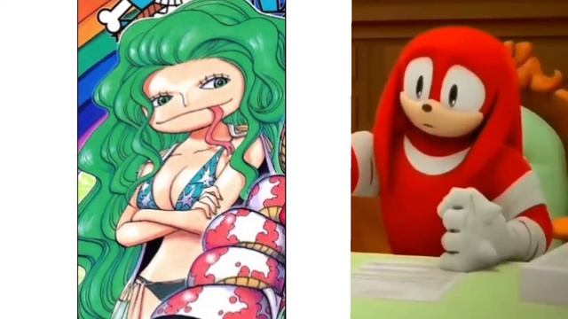 Knuckles rates Anime girls with green hair смотреть онлайн