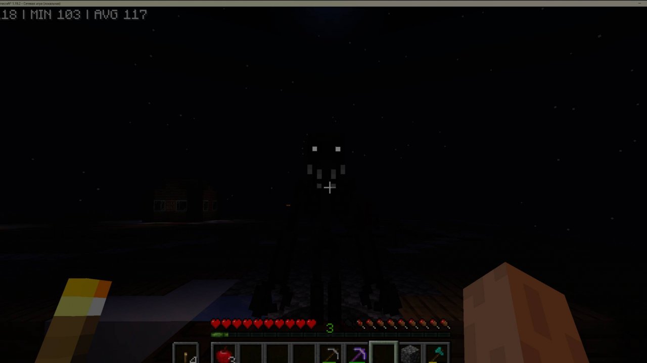 страшный 1 блок майнкрафт