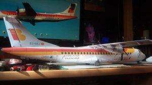 ATR 72-600 Iberia Regional - Air Nostrum. Бумажная модель . Масштаб 1:50.