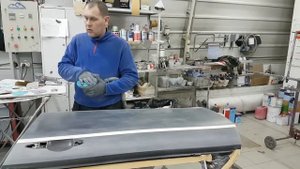 Как подготовить к покраске, шлифование грунта на сухо, выводим рёбра и плоскость