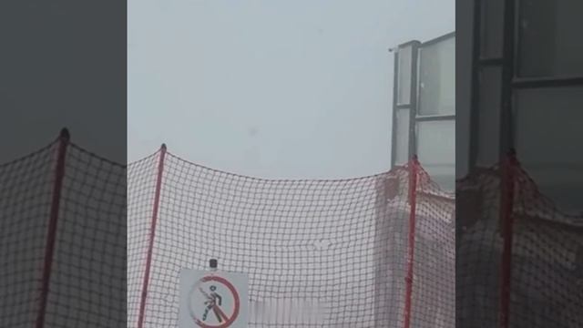 08-04-2025 Сильная снежная буря накрыла горы в районе Сочи.