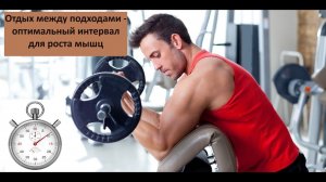 Отдых между подходами — оптимальный интервал для роста мышц
