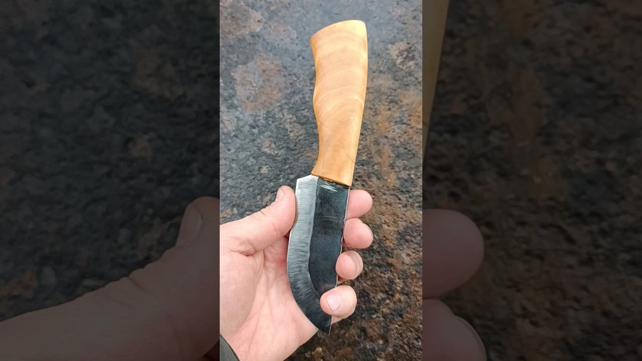 Вскрыл маслом рисунок рукояти ножа из мехпилы. смотреть онлайн