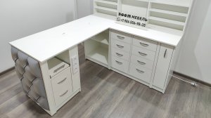 Маникюрный стол с каретной стяжкой "Королев"