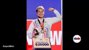 19.03.2025 г. встретили призера Чемпионата Мира по боксу Альбину Молдажанову и её тренера Александра