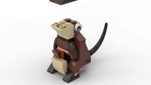 LEGO. Как построить кенгуру из лего. Полибег 40133. #lego #tutorial #bricklady