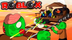 Игра Лэнд Побег от зомби РОБЛОКС ROBLOX dead rails alpha