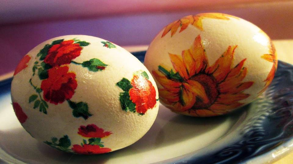 Простые рецепты. Пасхальные яйца. Декупаж. Мастер класс