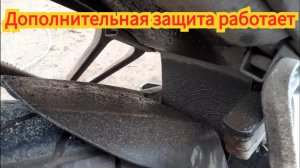 Дополнительная защита на мотоцикле Omaks GG 250, работает.