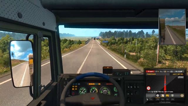 192.4/ ETS 2 V1.30/ Суровая Россия Байкал R-20/ Хонхолой - Белогорск/ KAMAZ 54-64-65 смотреть онлайн