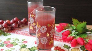 Кисель из малины протертой с сахаром