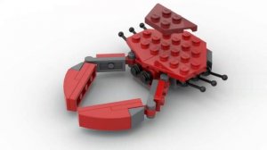 LEGO. Как построить Краба из лего. Полибег 40067 #lego #tutorial #bricklady